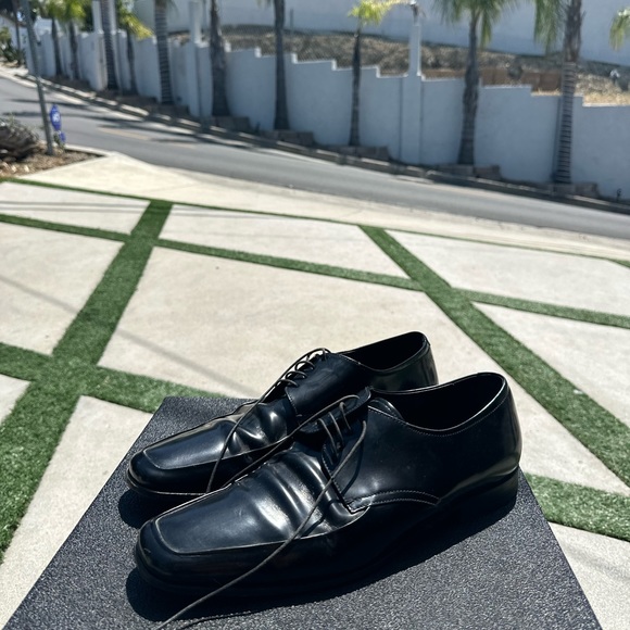 PRADA DRESS SHOES - SQUARE TOE BLACK - Size 11 - Picture 8 of 8